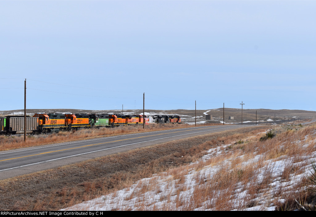 BNSF 9164/NS 1182/BNSF 552/525/3143/2092/2368/2308